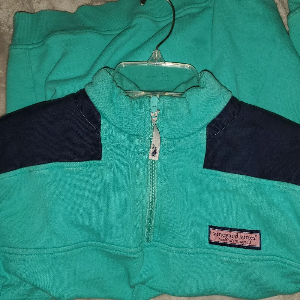 💸 5 for $20 | Vineyard Vines Quarter Zip Long Sleeve Pullover Sweatshirt - Picture 12 of 16